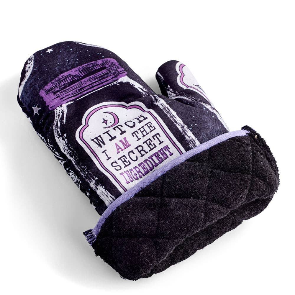 Kitchen Witch Oven Mitt Set -