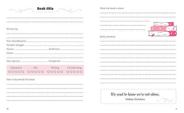 The Book Lover's Journal