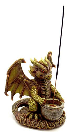 Big Dragon Tea Light/Incense Holder