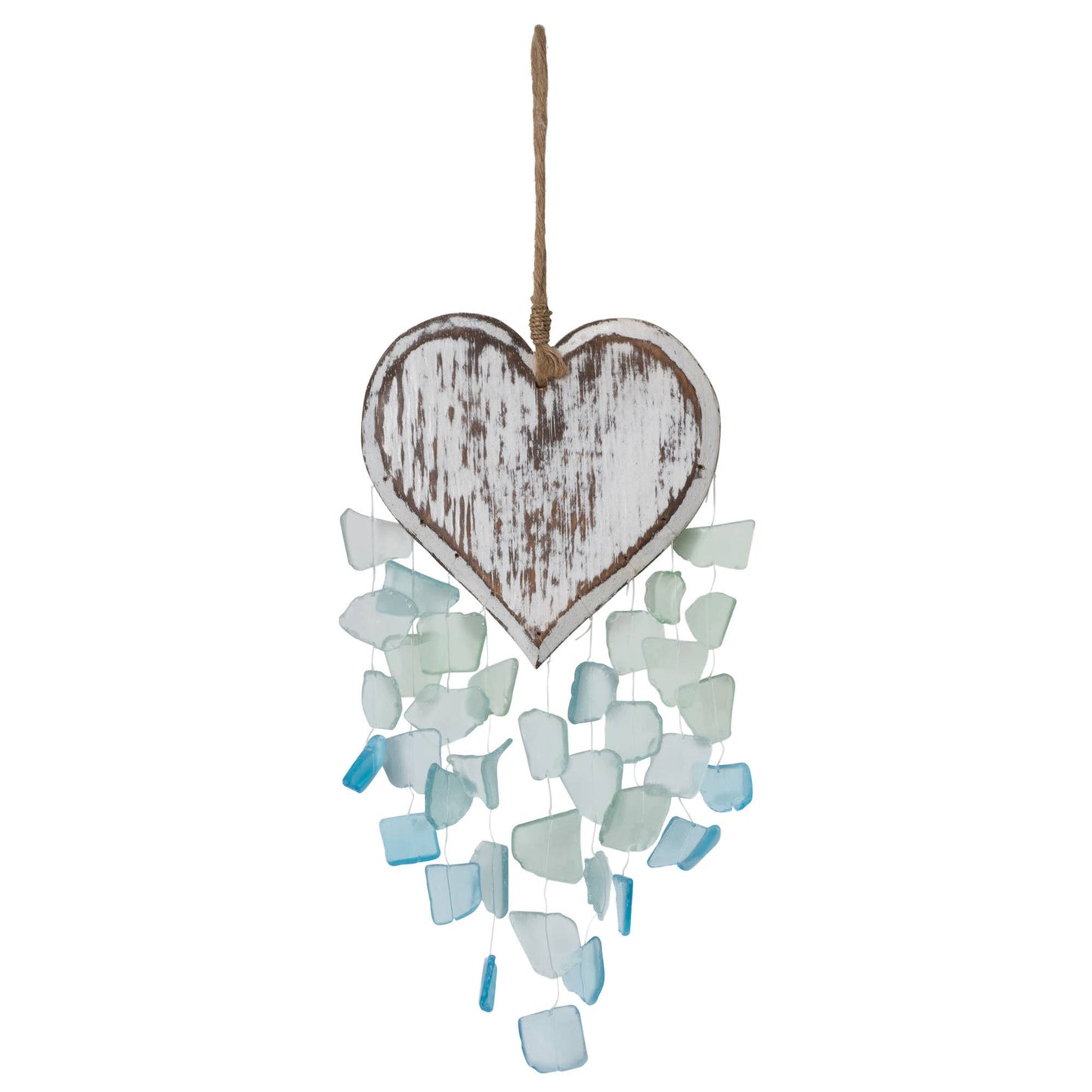 HEART GLASS CHIMES