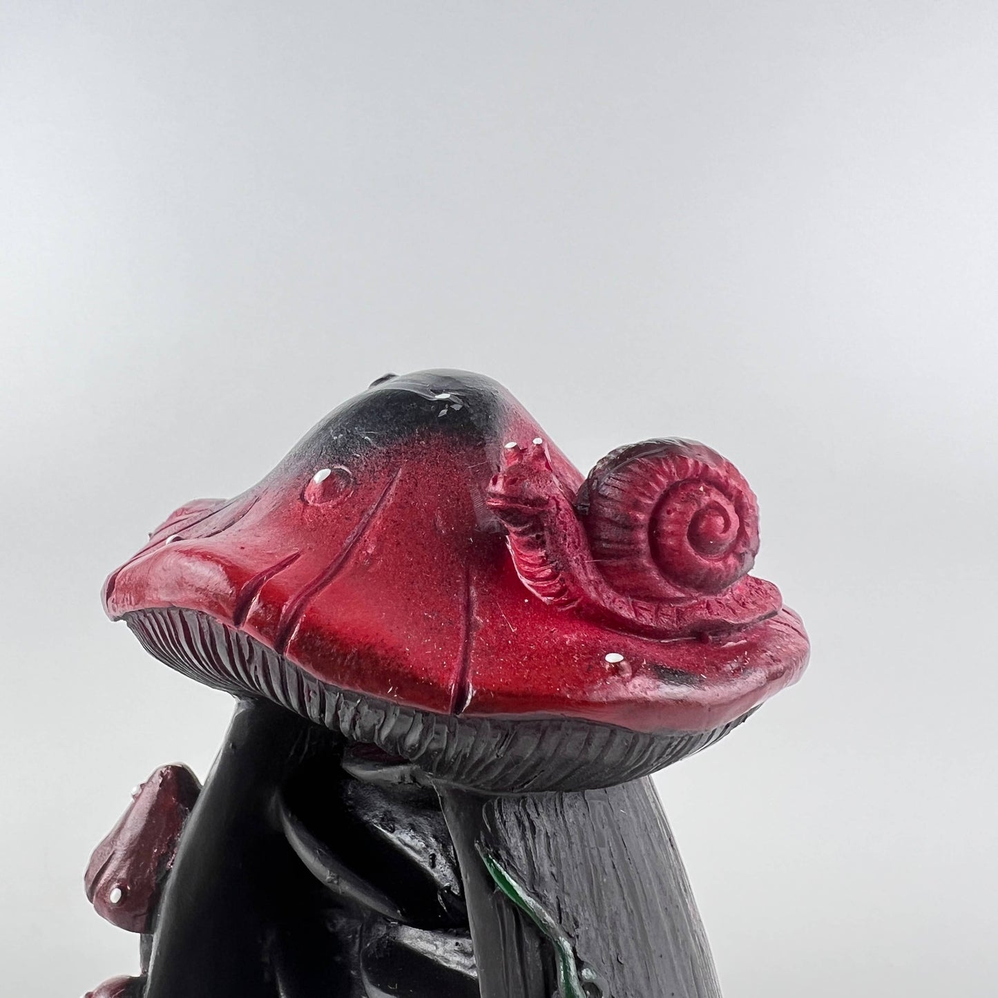 Mushroom Backflow Cone Incense Burner 5"H x 3"W