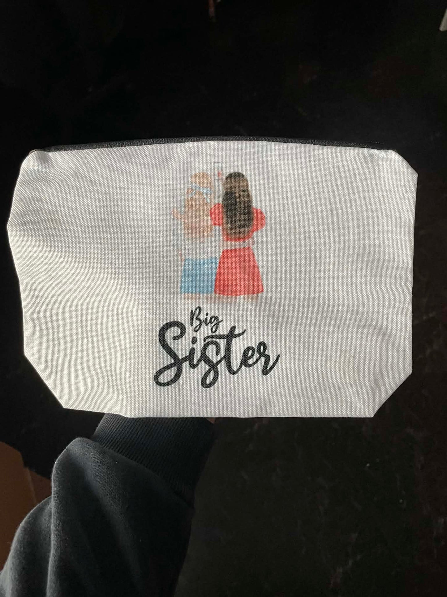 Big Sister Makeup Bag/ Pencil Pouch
