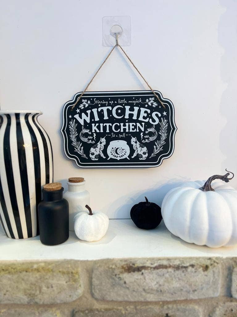 Halloween Witchy Décor Wooden Sign