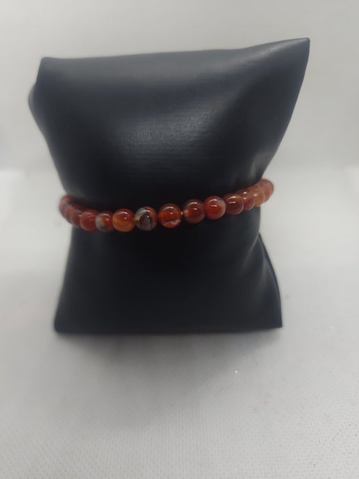 Carnelian 6mm Bracelet