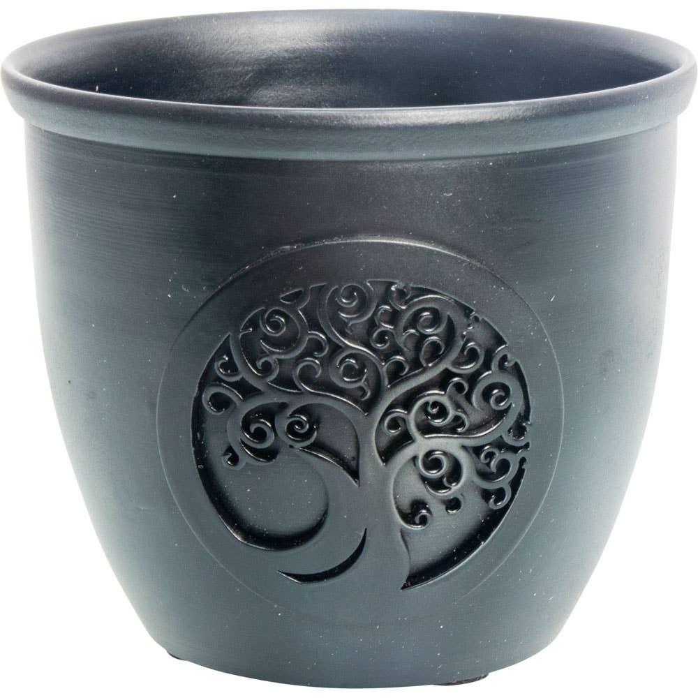 Metal Smudge Pot - Tree of Life Small (Each)