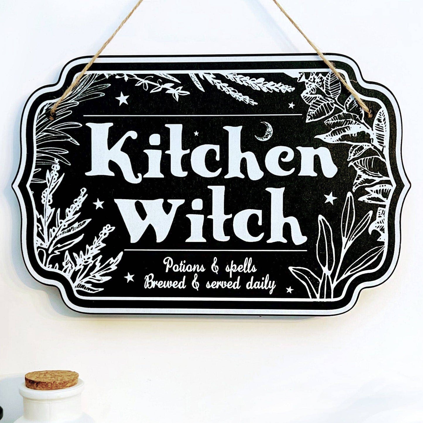 Halloween Witchy Décor Wooden Sign
