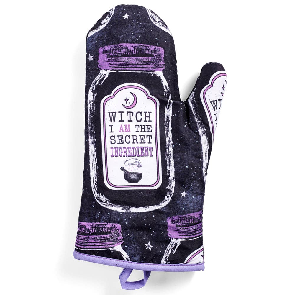 Kitchen Witch Oven Mitt Set -