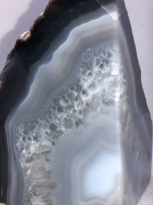 Agate Geode Bookends