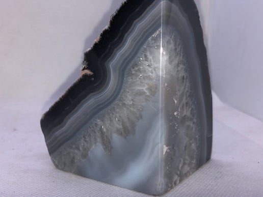 Agate Geode Bookends