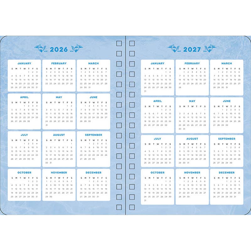 2026 Shark Week 13-Month Weekly Planner - SALE!
