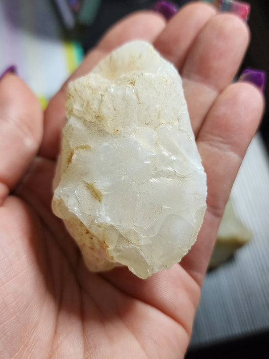 White Lime Chrysoprase