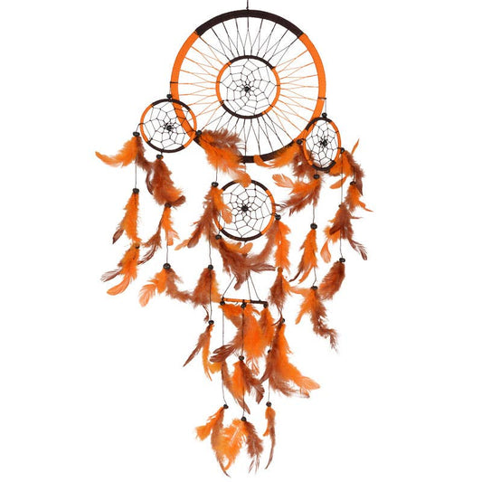 Orange And Brown Dreamcatcher