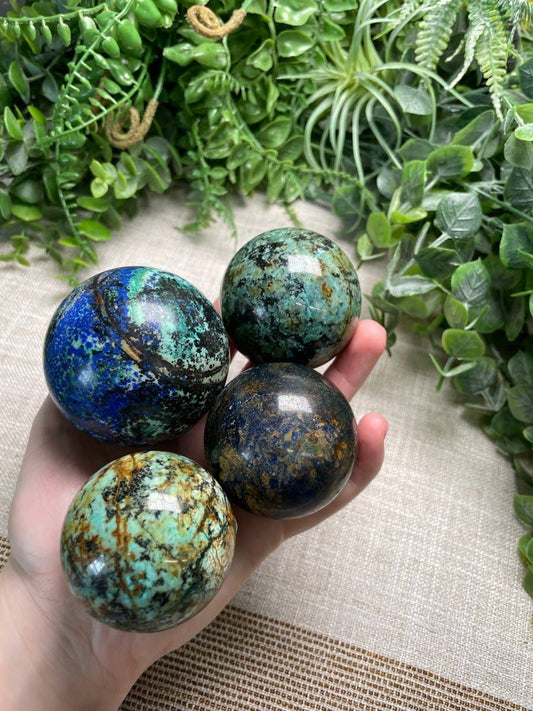 Chrysocolla Sphere