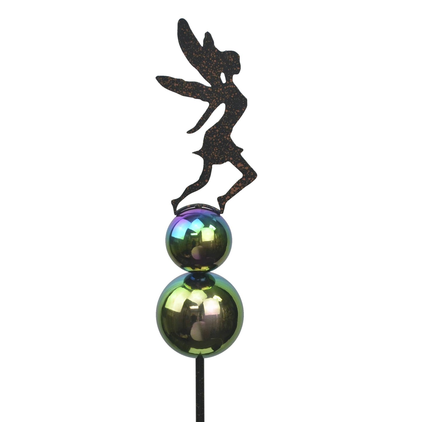 Flying Fairy Gazing Ball Garden Stake