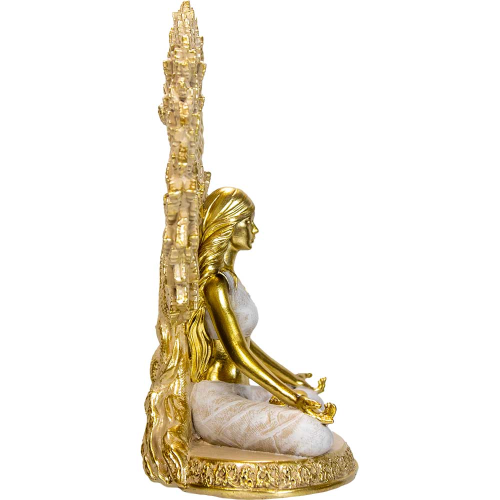Polyresin Statue Yoga Lady w/Tree of Life (Each)