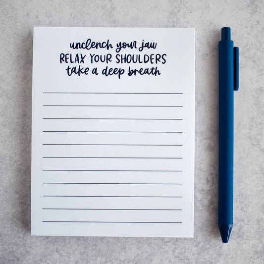 Self Care Reminders Notepad