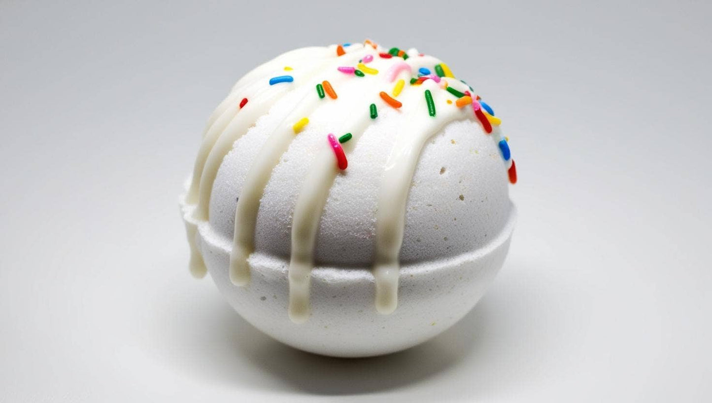 Cake Pop Inspired Bath Bombs - Bathe in Sweetness - 4oz