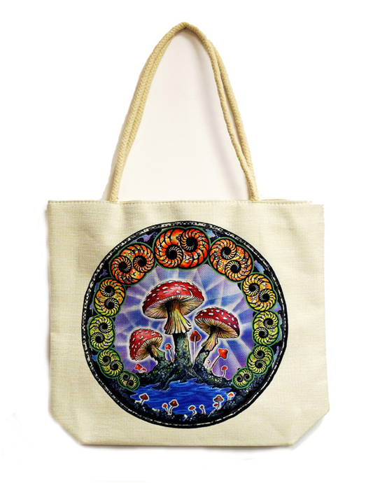 Mushroom Jute Bag