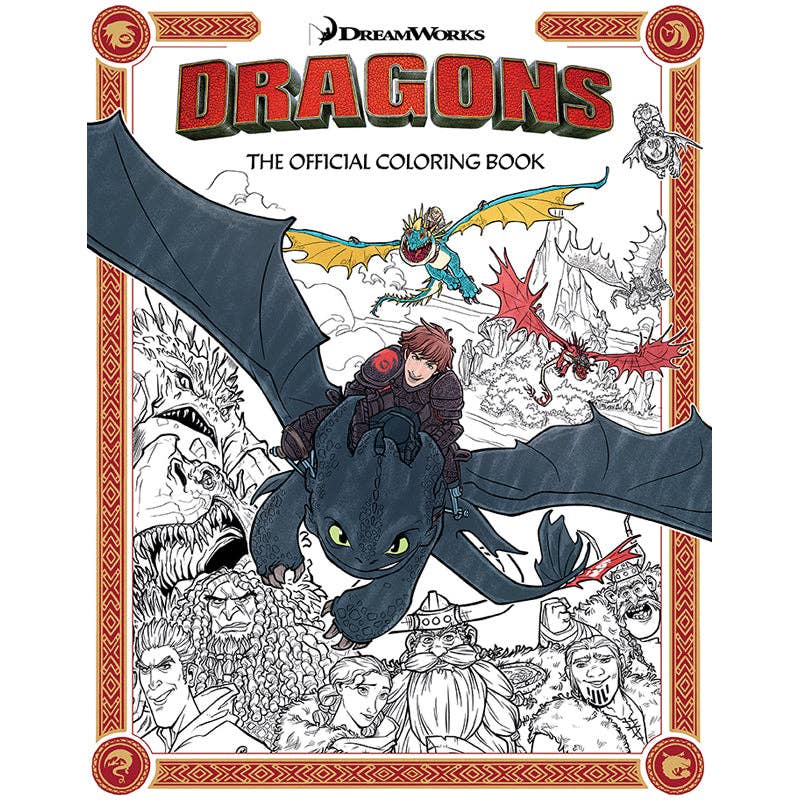 DreamWorks Dragons: Official Coloring Book (SUPER SALE!)