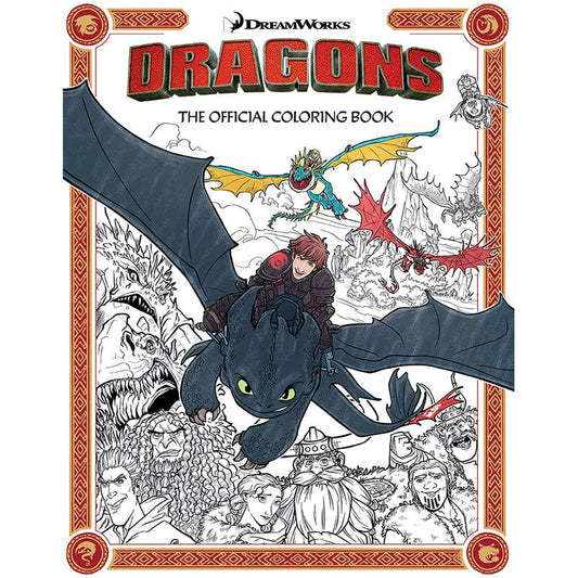 DreamWorks Dragons: Official Coloring Book (SUPER SALE!)