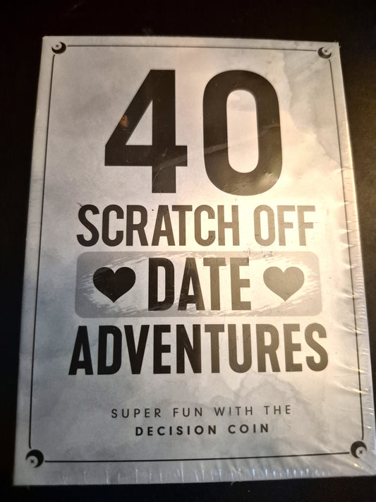 40 Scratch off Date Adventures with Decision Coin