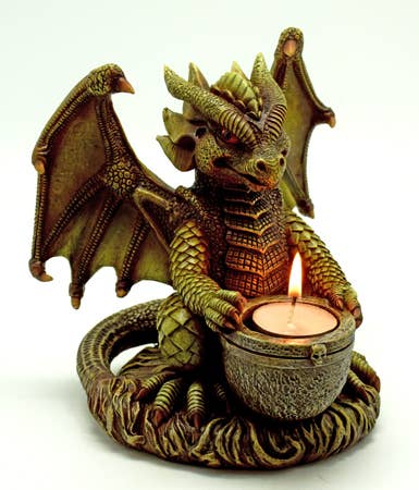 Big Dragon Tea Light/Incense Holder