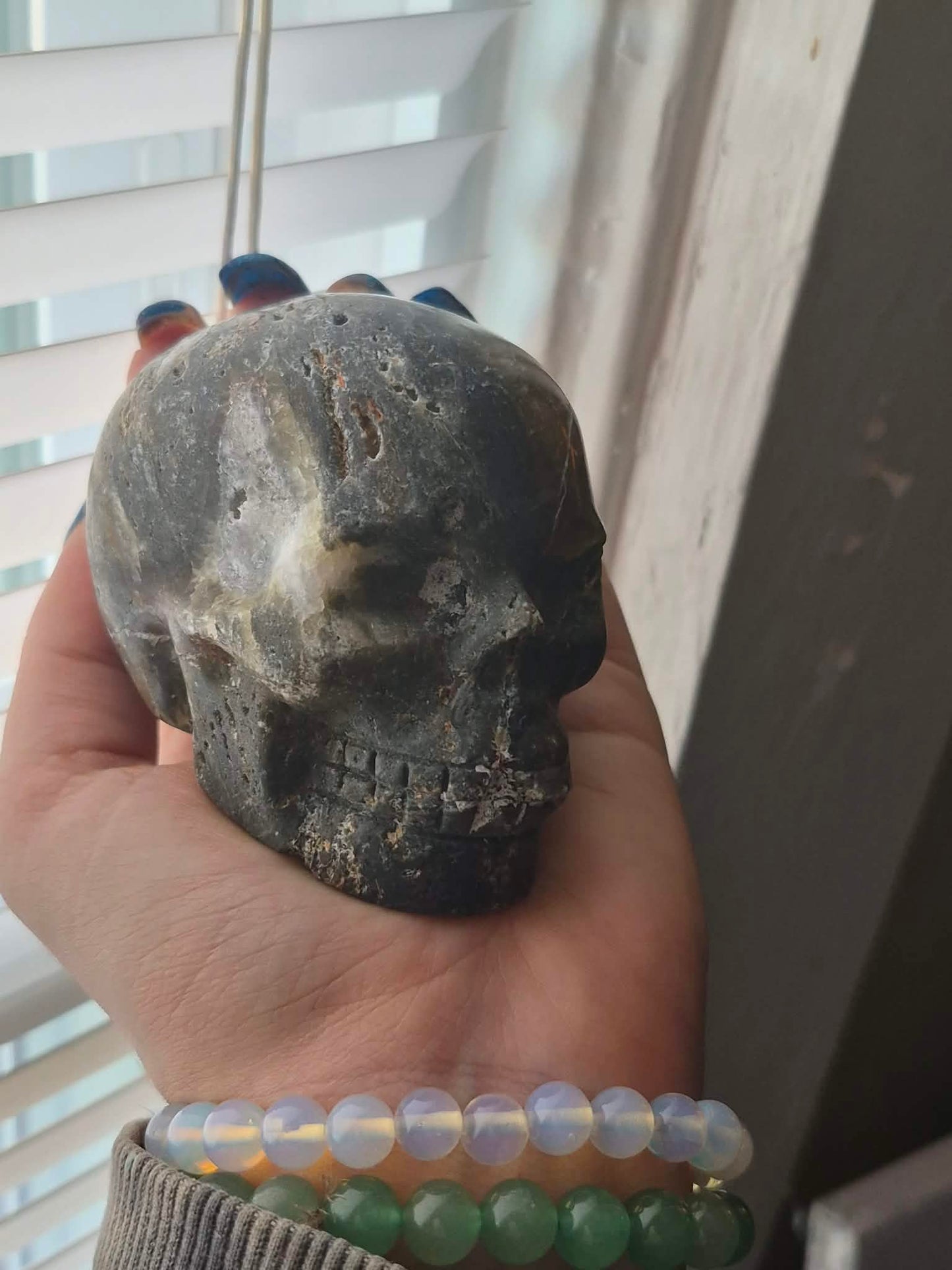 Fluorite & Sphalerite Skull