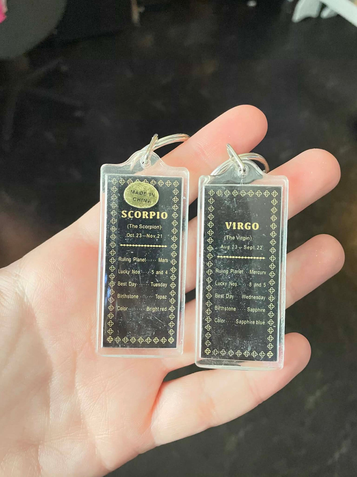 Zodiac Keychains