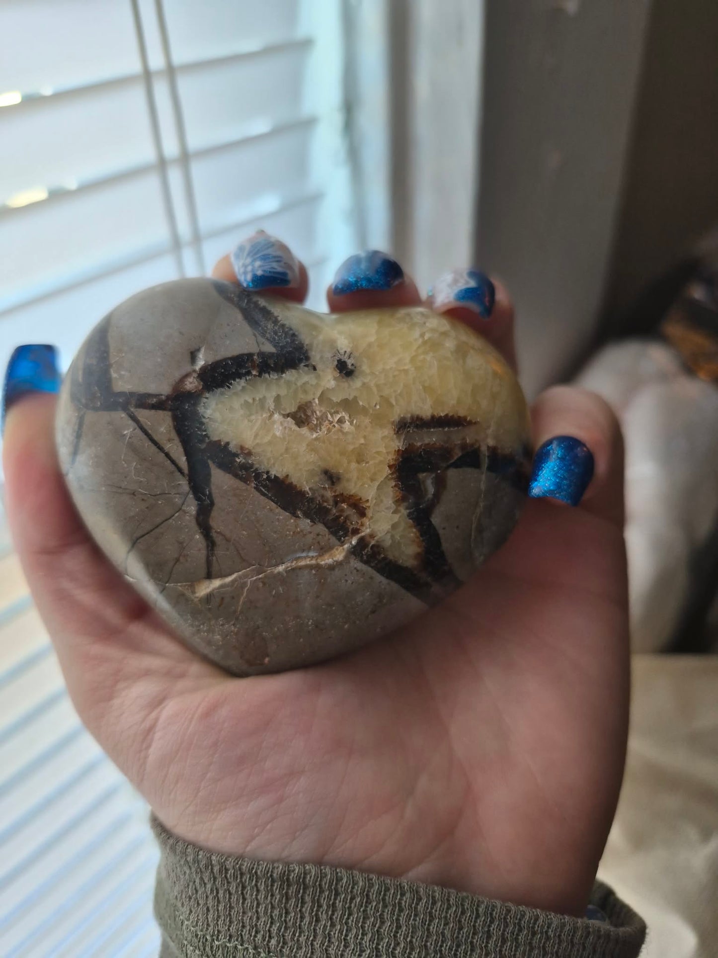 Septarian Heart