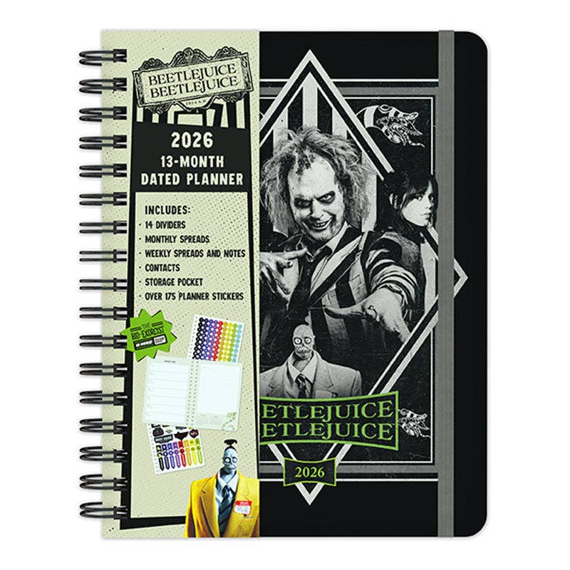 2026 Beetlejuice Beetlejuice 13-Month Weekly Planner-SALE!