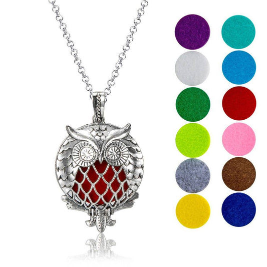 Owl of Athena DIffuser Necklace