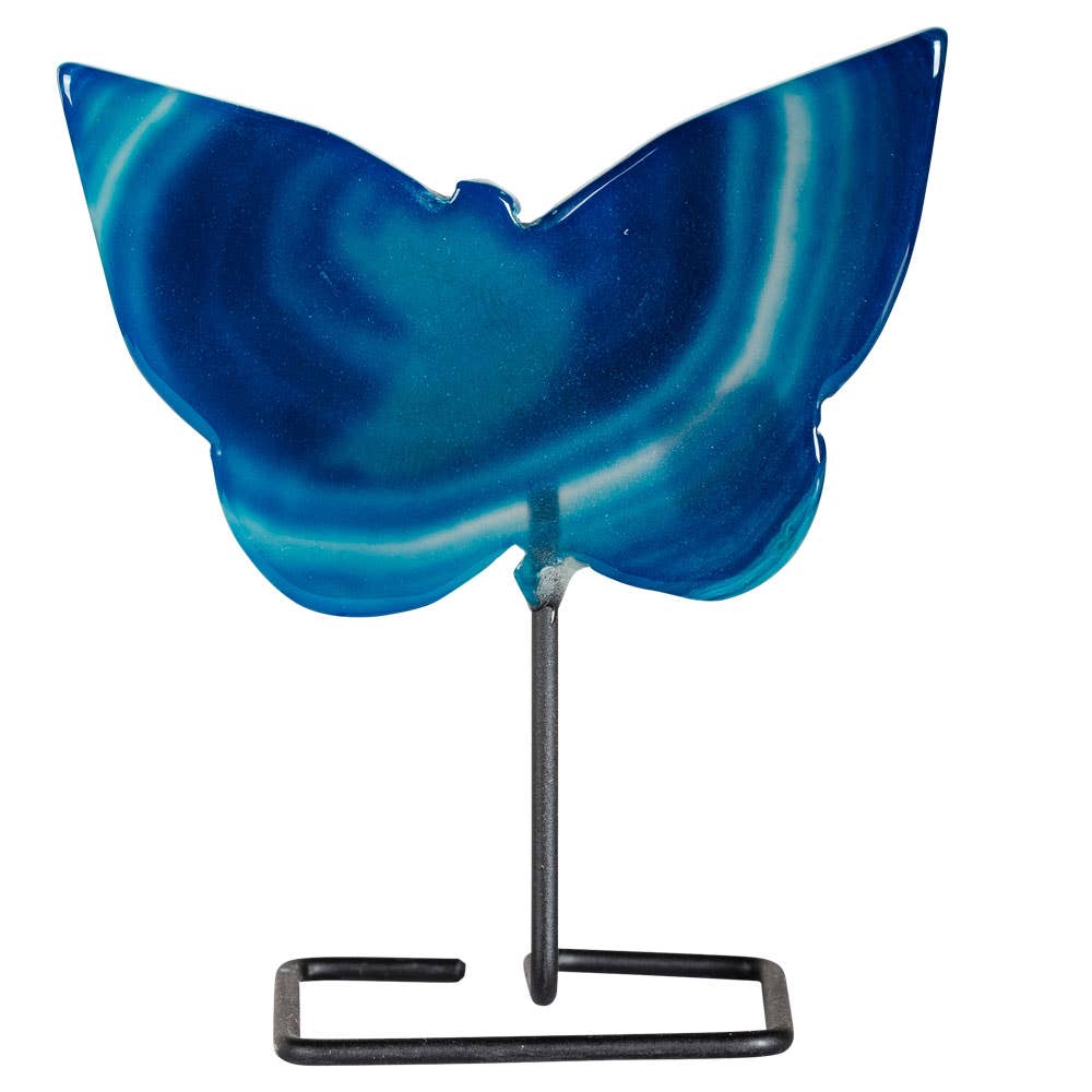 AGATE BUTTERFLY ON STAND