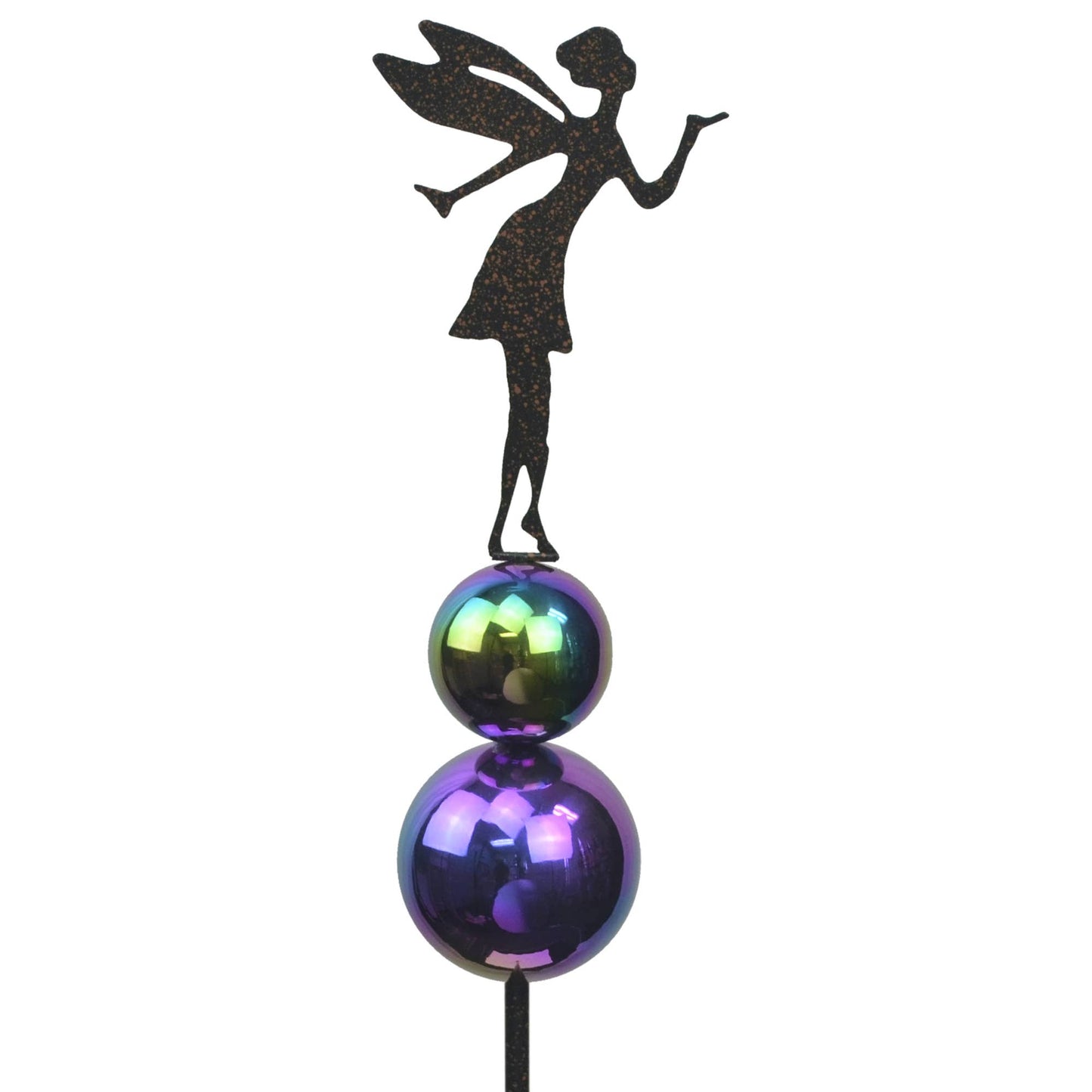 Fairy Dust Gazing Ball Garden Stake