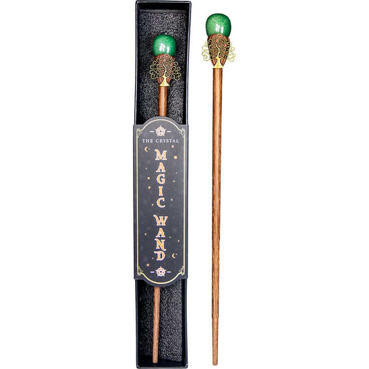 Magic Wand w/ Gift Box - Green Aventurine & Tree of Life ea.