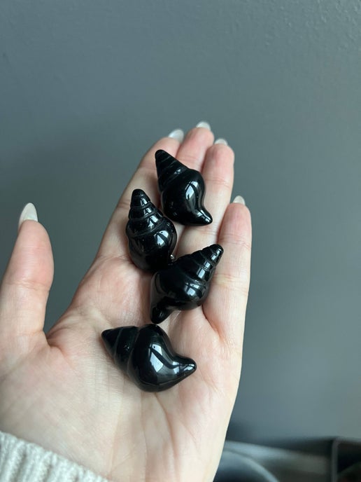 Black Obsidian Shell