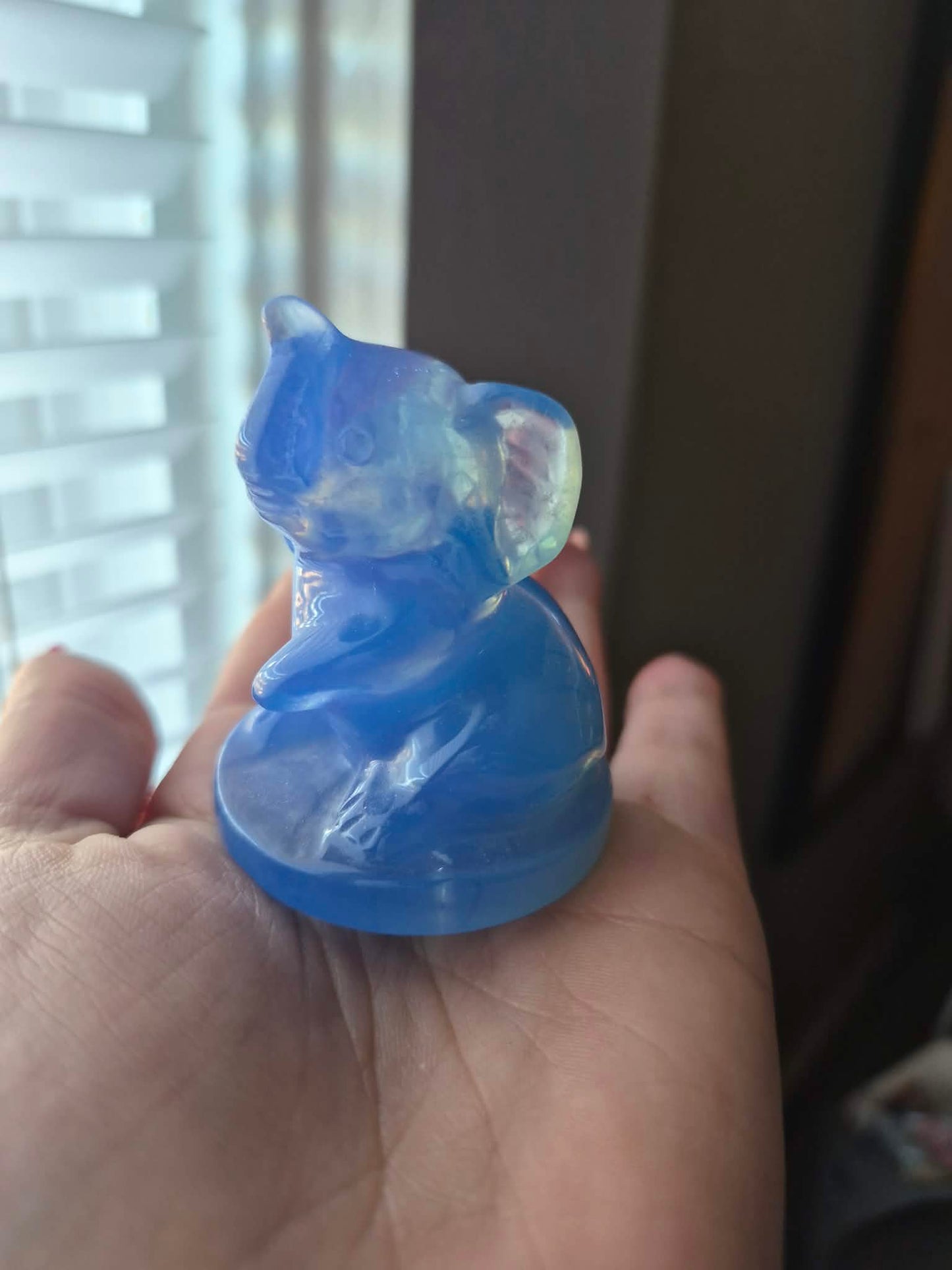 Blue Opalite Elephant