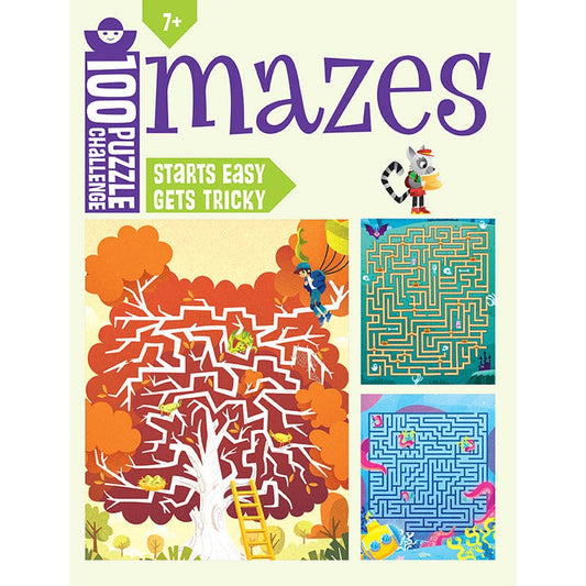 100 Puzzle Challenge Mazes - SALE!