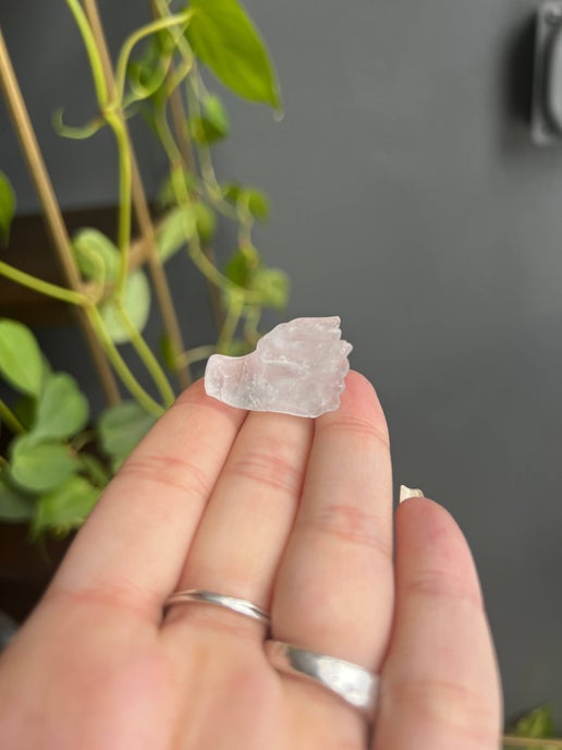 Clear Quartz Mini Dragon Head