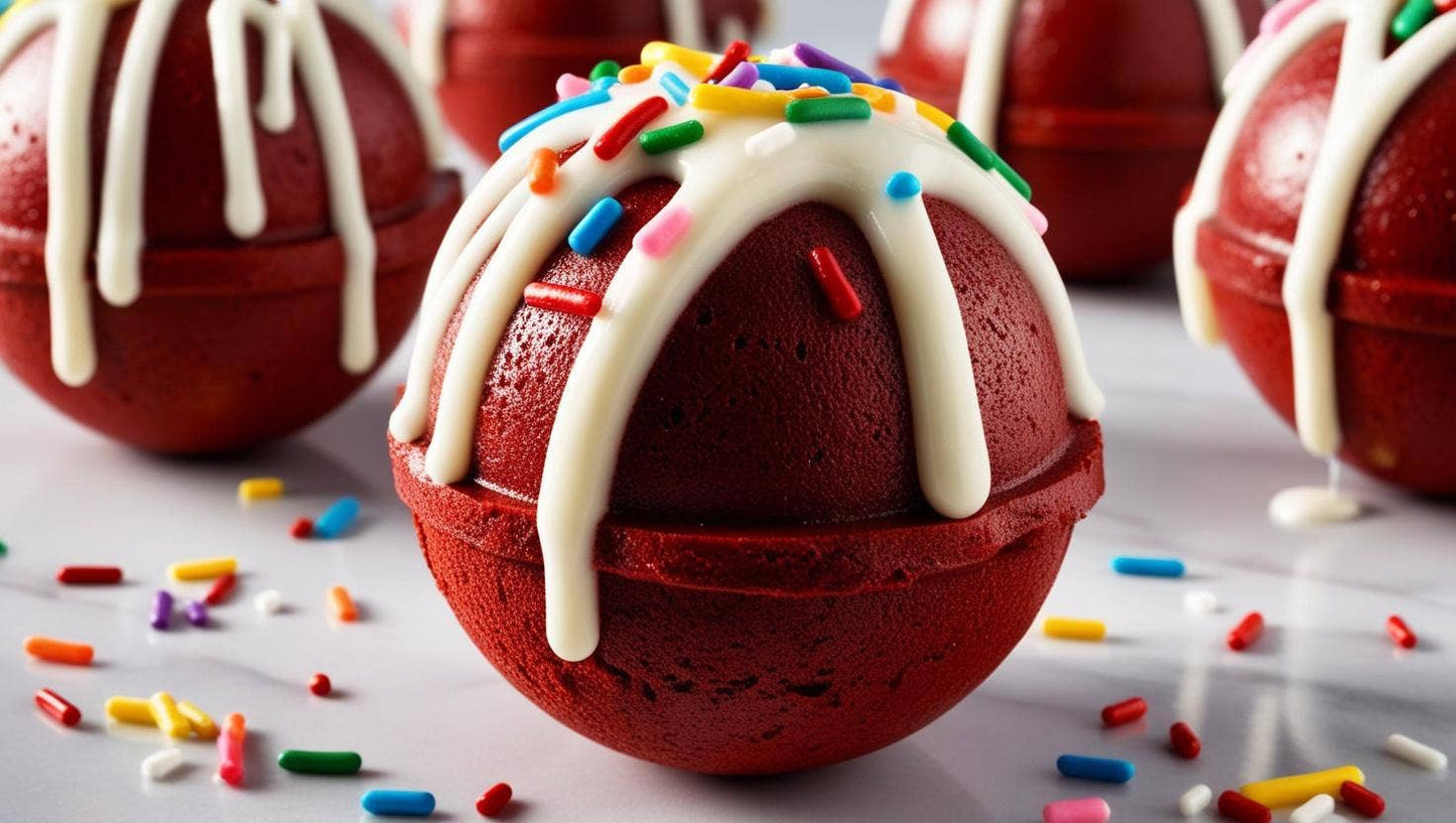 Cake Pop Inspired Bath Bombs - Bathe in Sweetness - 4oz