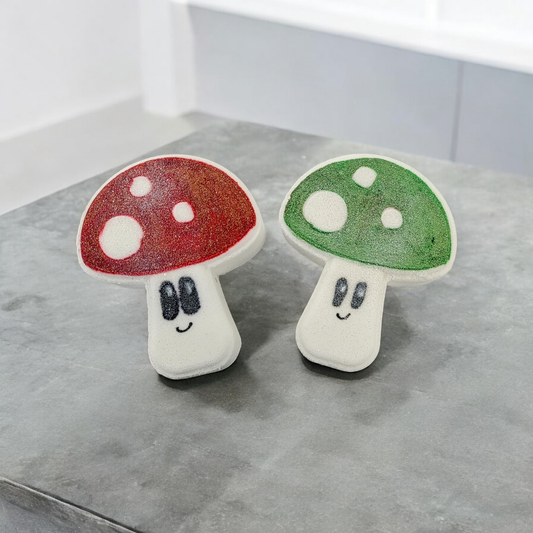 Magical Mushroom Bath Bombs - Cherry Scented - 5.5 oz