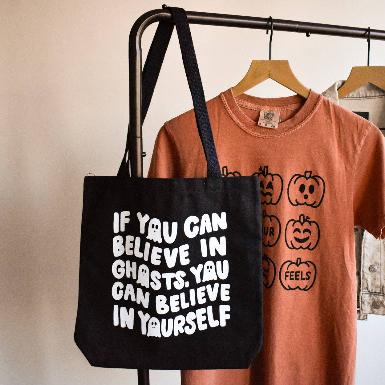 If You Can Believe In Ghosts Tote Bag | Halloween Accessories