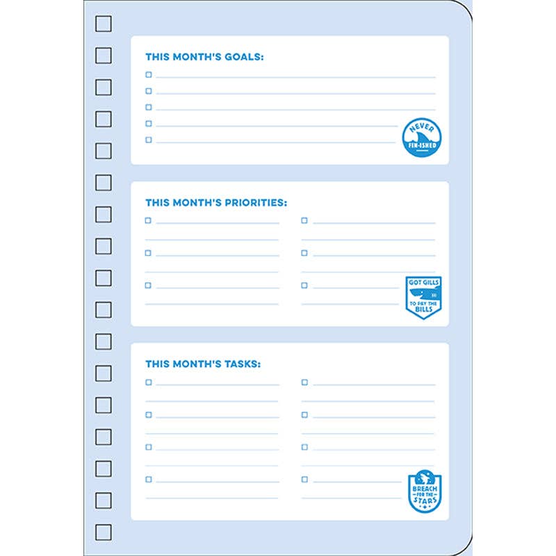 2026 Shark Week 13-Month Weekly Planner - SALE!