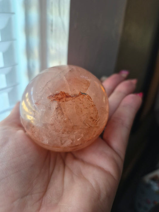 Fire Quartz Sphere