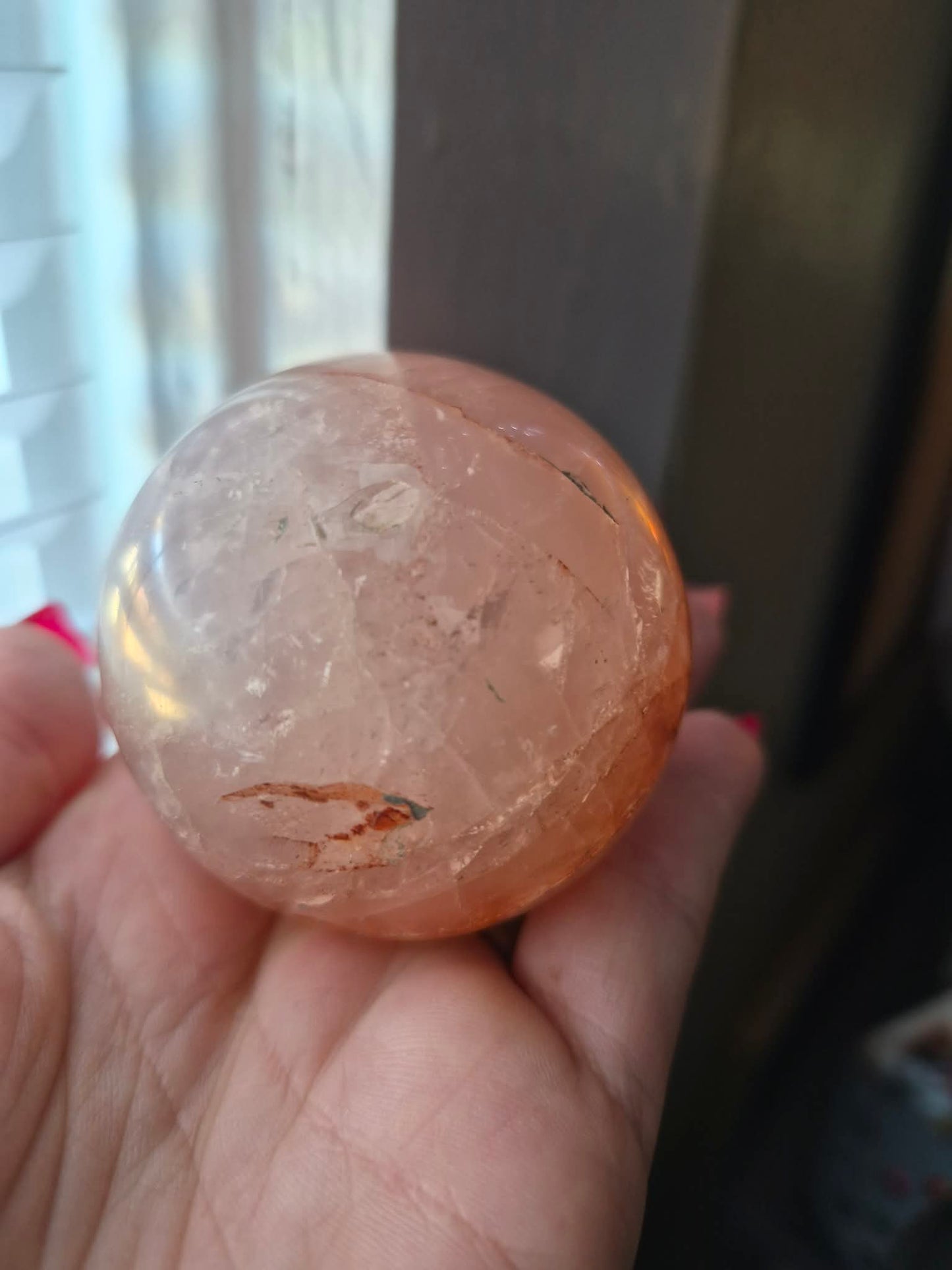 Fire Quartz Sphere