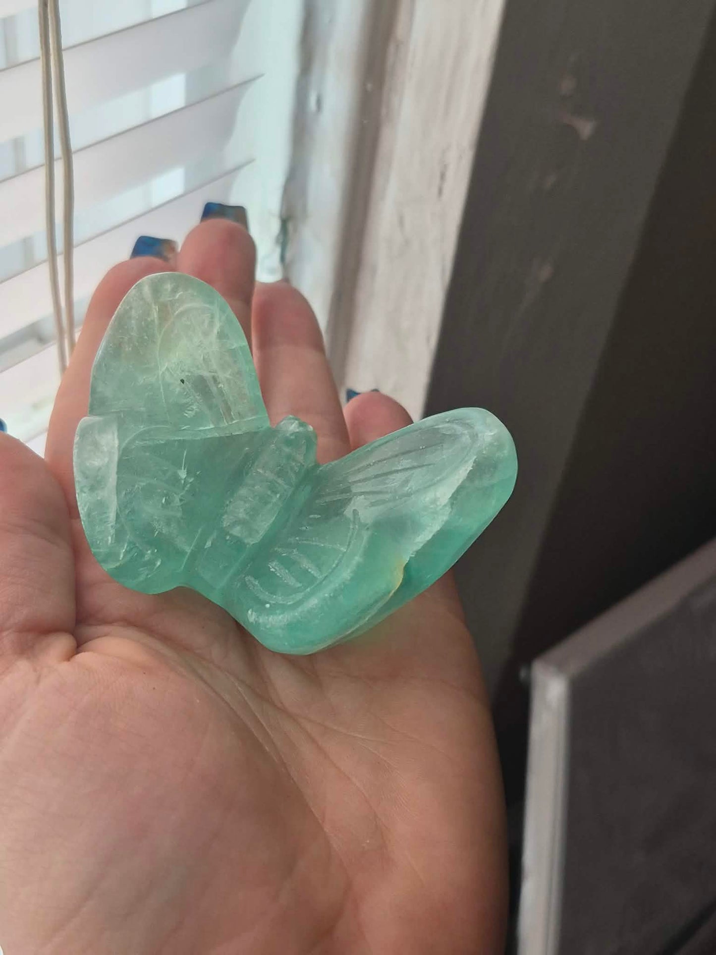 Green Fluorite Butterfly