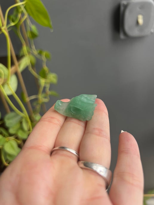 Green Aventurine Mini Dragon Head