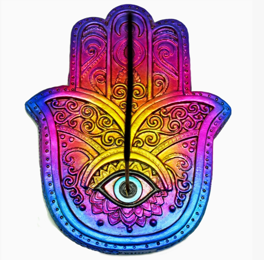 Hamsa Incense Burner