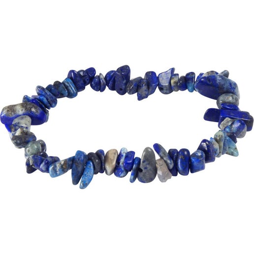 Lapis Lazurite Chip Stone Bracelet