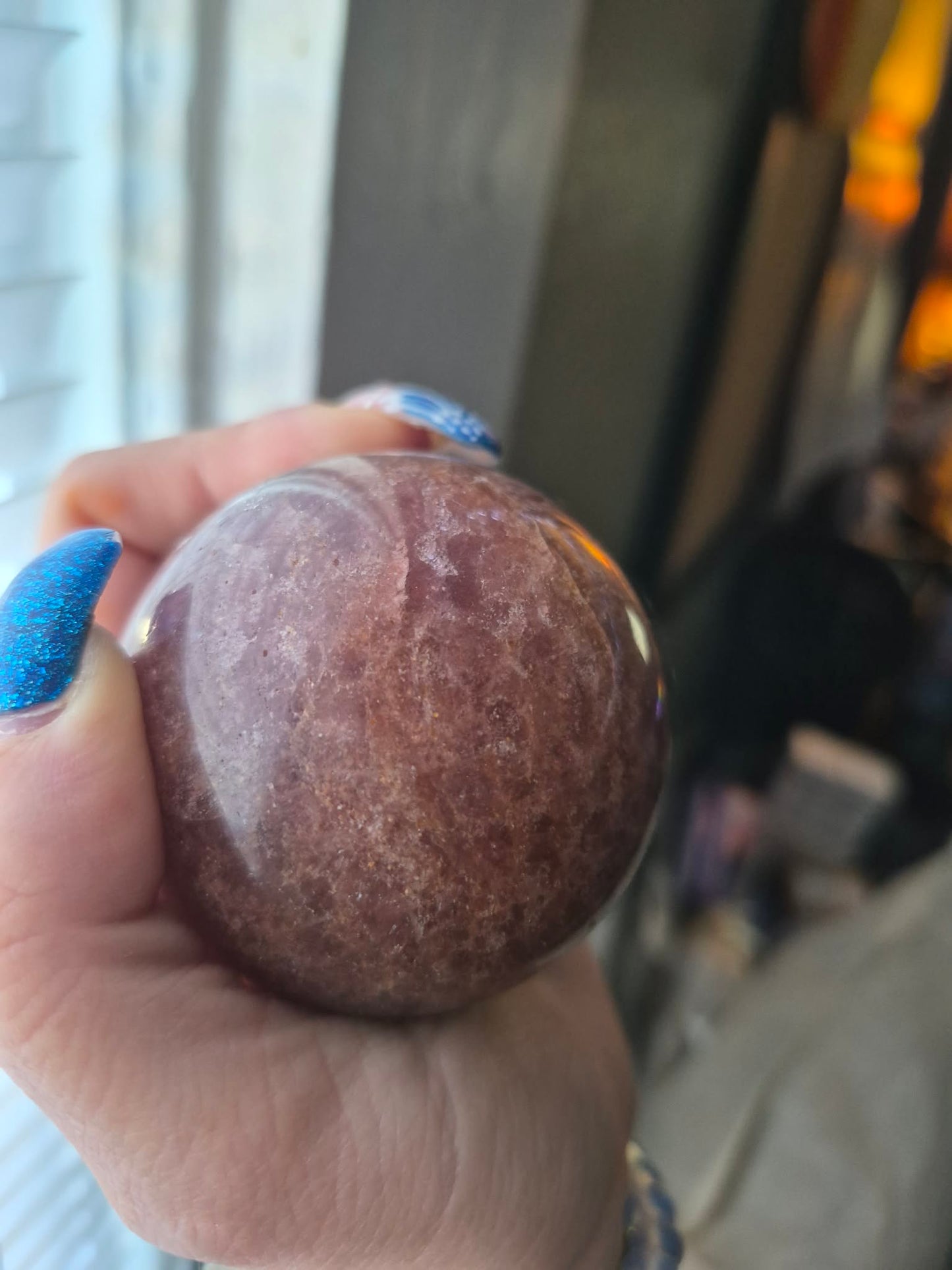 Strawberry Quartz Sphere