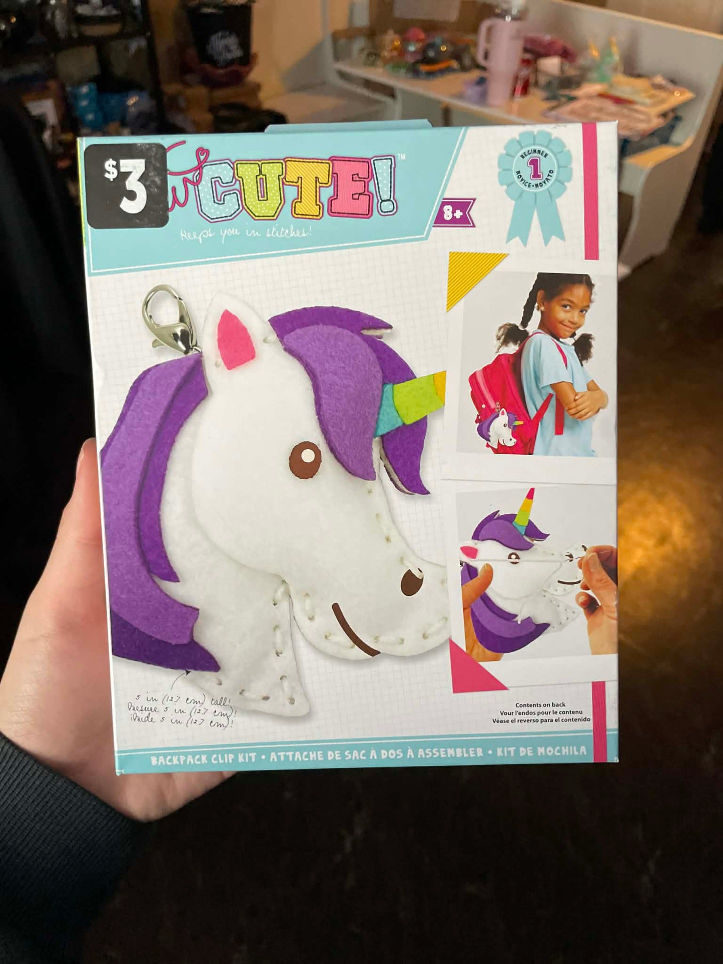 Unicorn Kid Safe Sewing Kit